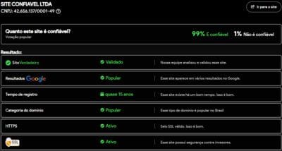 Site verificado e verdadeiro:sonho777com
